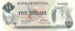 5 Dollars GUYANA  1966 P.22c UNC