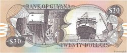20 Dollars GUYANA  1989 P.27 q.FDC
