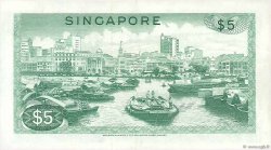 5 Dollars SINGAPORE  1967 P.02a q.SPL