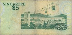 5 Dollars SINGAPOUR  1976 P.10 B à TB