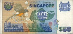 50 Dollars SINGAPORE  1976 P.13a F+