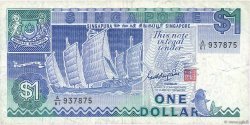 1 Dollar SINGAPUR  1987 P.18a BC