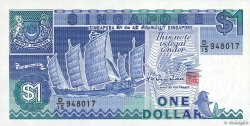 1 Dollar SINGAPUR  1987 P.18b fST+