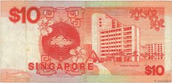 10 Dollars SINGAPORE  1988 P.20 F