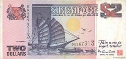 2 Dollars SINGAPUR  1992 P.28 SS