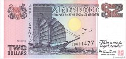 2 Dollars SINGAPORE  1998 P.37 UNC