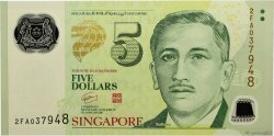 5 Dollars SINGAPUR  2005 P.47 FDC