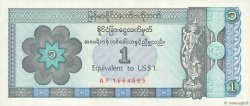 1 Dollar  MYANMAR  1993 P.FX01 UNC-