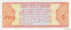 5 Dollars  MYANMAR  1993 P.FX02 UNC-