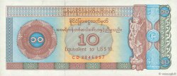 10 Dollars  MYANMAR  1993 P.FX03 MBC