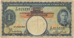 1 Dollar MALAYA  1941 P.11 G
