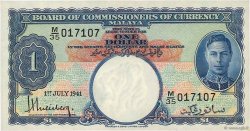 1 Dollar MALAYA  1941 P.11 AU