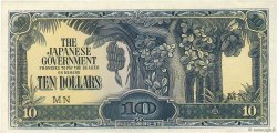 10 Dollars MALAYA  1942 P.M07b MBC a EBC