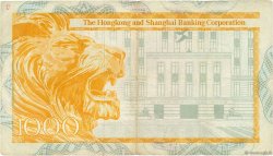 1000 Dollars HONG KONG  1983 P.190e F+