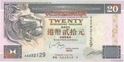 20 Dollars HONG KONG  1997 P.201c UNC-