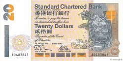 20 Dollars HONGKONG  1995 P.285b fST