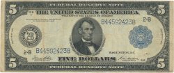 5 Dollars UNITED STATES OF AMERICA New York 1914 P.359b F