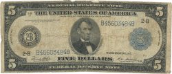 5 Dollars VEREINIGTE STAATEN VON AMERIKA New York 1914 P.359b SGE