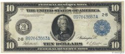 10 Dollars UNITED STATES OF AMERICA New York 1914 P.360b F