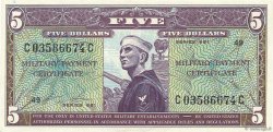 5 Dollars VEREINIGTE STAATEN VON AMERIKA  1969 P.M080a VZ+