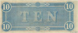 10 Dollars CONFEDERATE STATES OF AMERICA  1864 P.68 XF+