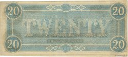 20 Dollars 美利堅聯盟國  1864 P.69 XF+