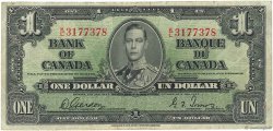 1 Dollar CANADA  1937 P.058d MB