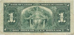 1 Dollar CANADA  1937 P.058d MB