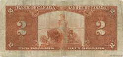 2 Dollars CANADA  1937 P.059c B+