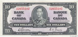 10 Dollars CANADA  1937 P.061b q.AU
