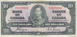 10 Dollars CANADA  1937 P.061c F