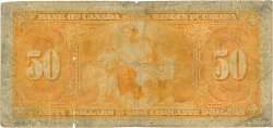 50 Dollars KANADA  1937 P.063b SGE
