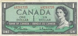 1 Dollar CANADá
  1954 P.074b BC+