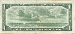 1 Dollar CANADA  1954 P.074b F+