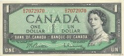 1 Dollar CANADA  1954 P.074b SPL