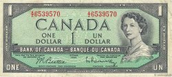 1 Dollar CANADA  1954 P.075b VF
