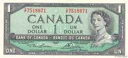 1 Dollar CANADA  1954 P.075d UNC