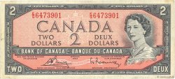 2 Dollars CANADA  1954 P.076c TTB