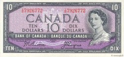 10 Dollars KANADA  1954 P.079a fVZ
