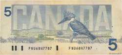 5 Dollars CANADA  1986 P.095b F