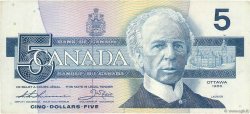 5 Dollars CANADA  1986 P.095b TTB