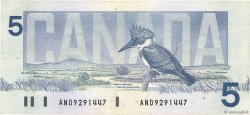 5 Dollars CANADA  1986 P.095c VF