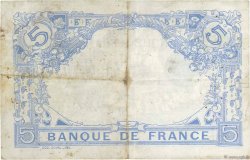 5 Francs BLEU FRANCE  1913 F.02.20 VF-