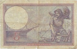 5 Francs FEMME CASQUÉE FRANCE  1925 F.03.09 G