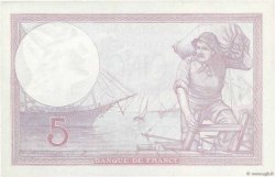 5 Francs FEMME CASQUÉE modifié FRANKREICH  1939 F.04.08 fVZ