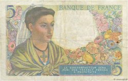 5 Francs BERGER FRANCE  1943 F.05.02 F
