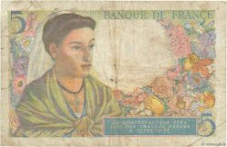 5 Francs BERGER FRANKREICH  1943 F.05.04 S