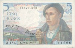5 Francs BERGER FRANCIA  1947 F.05.07 SC+