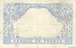 5 Francs BLEU FRANCIA  1915 F.02.25 MBC