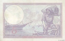 5 Francs FEMME CASQUÉE FRANCE  1923 F.03.07 XF-